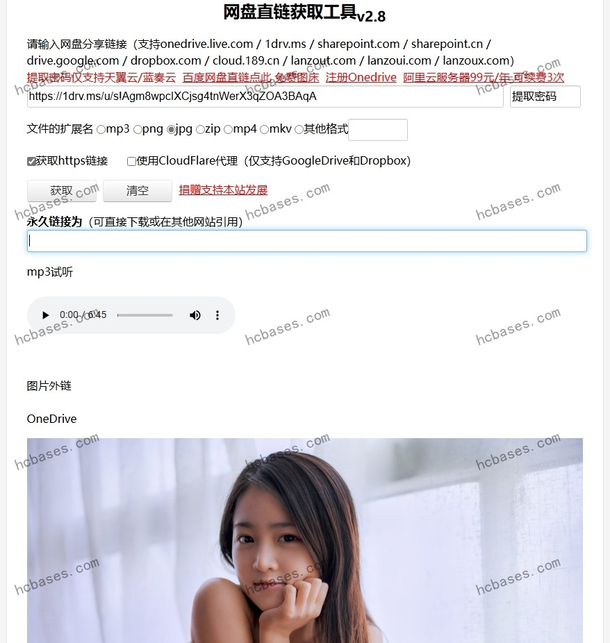 网盘直链获取工具